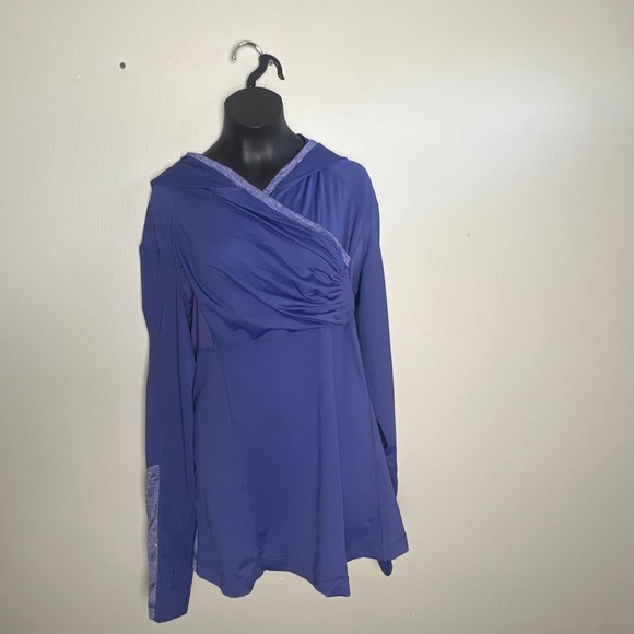 Lululemon Womens 2 Run For Your Life Cross Train Pullover Hoodie Top Active - Picture 2 of 10